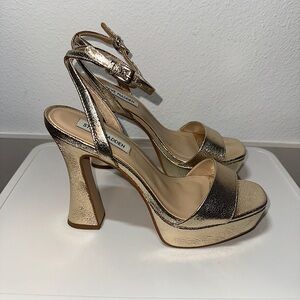 Gold Steve Madden Heels